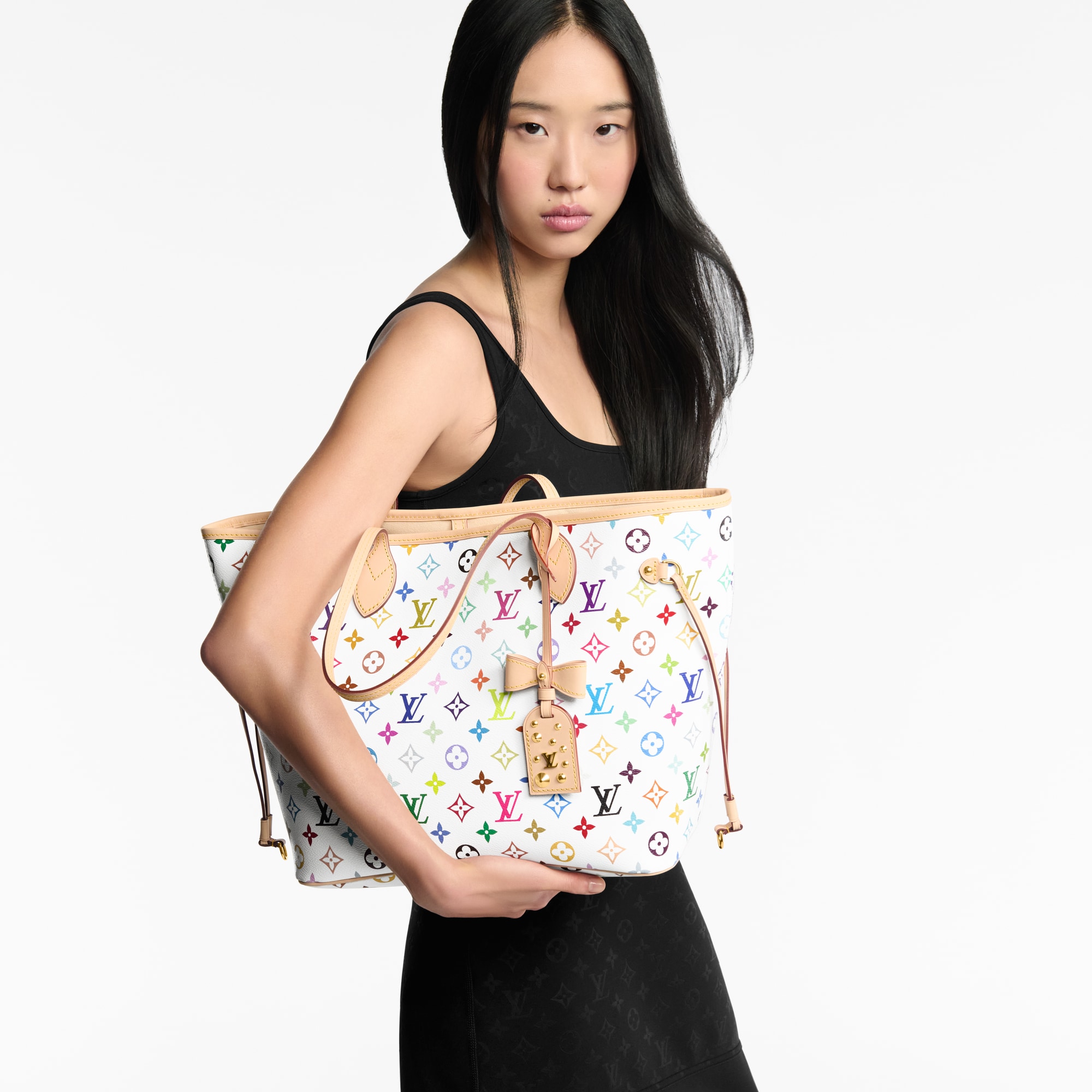 LV x TM Neverfull MM Other Monogram Canvas - Bags and Small